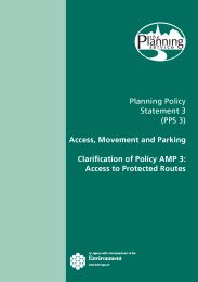 Access, movement and parking - clarification of policy AMP 3: access to protected routes