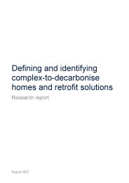 Defining and identifying complex-to-decarbonise homes and retrofit solutions