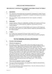 Explanatory memorandum to the strategy and policy statement for energy policy in Great Britain 2024