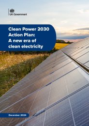 Clean power 2030. Action plan: a new era of clean electricity