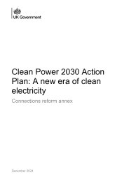 Clean power 2030: a new era of clean electricity. Connections reform annex