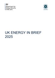 UK energy in brief 2025