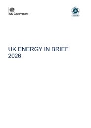 UK energy in brief 2026