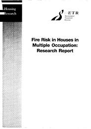 Fire risk in houses in multiple occupation: research report