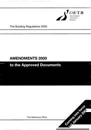 Building regulations 2000. Amendments 2000 to the approved documents