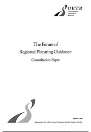 Future of regional planning guidance