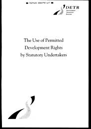 Use of permitted development rights by statutory undertakers