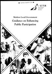 Guidance on enhancing public participation in local government