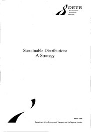 Sustainable distribution: a strategy