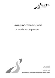 Living in urban England