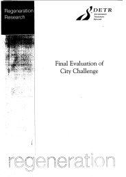 Final evaluation of City Challenge