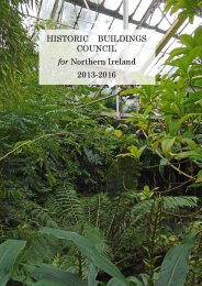 Historic buildings council for Northern Ireland 2013-2016. Nineteenth report