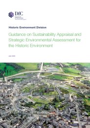 Guidance on sustainability appraisal and strategic environmental assessment for the historic environment