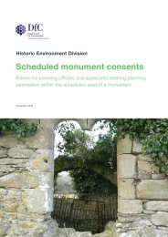 Scheduled monument consents. Advice for planning officers and applicants seeking planning permission within the scheduled area of a monument