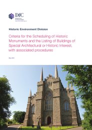 Criteria for the scheduling of historic monuments and the listing of buildings of special architectural or historic interest, with associated procedures