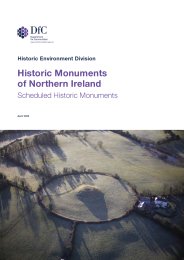 Historic monuments of Northern Ireland. Scheduled historic monuments