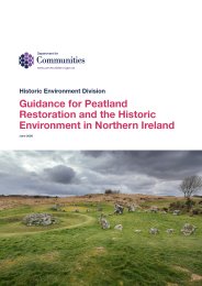 Guidance for peatland restoration and the historic environment in Northern Ireland