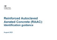 Reinforced autoclaved aerated concrete (RAAC): Identification guidance