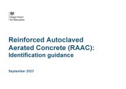 Reinforced autoclaved aerated concrete (RAAC): Identification guidance
