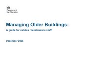 Managing older buildings: a guide for estates maintenance staff