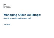 Managing older buildings: a guide for estates maintenance staff