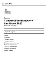 Construction framework handbook 2025