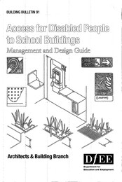 Access for disabled people to school buildings - management and design guide (Withdrawn)