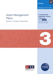 Asset management plans: condition assessment