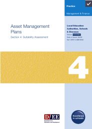 Asset management plans: suitability assessment