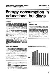 Energy consumption in educational buildings