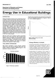 Energy use in educational buildings
