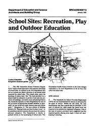 School sites: Recreation, play and outdoor education