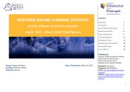 Northern Ireland planning statistics - 2015/16 annual statistical bulletin