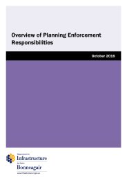 Overview of planning enforcement responsibilities