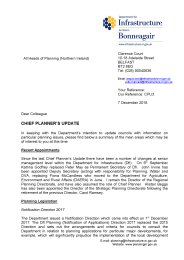 Chief planner's update