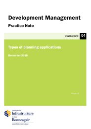Types of planning applications