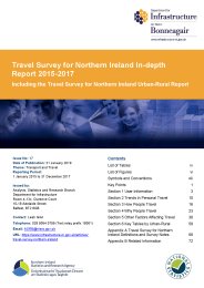 Travel survey for Northern Ireland in-depth report 2015-2017