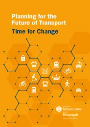 Planning for the future of transport. Time for change