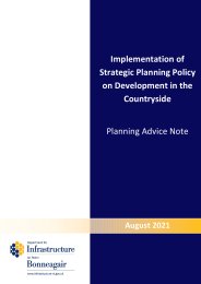 Implementation of strategic planning policy on development in the countryside