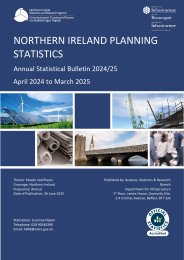 Northern Ireland planning statistics. Annual statistical bulletin 2024/25. April 2024 to March 2025