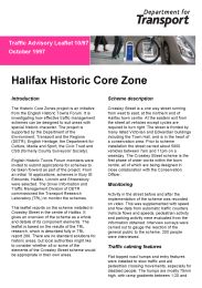 Halifax historic core zone