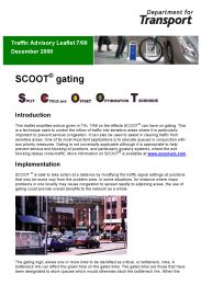 SCOOT gating