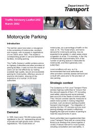 Motorcycle parking