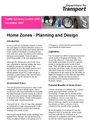 Home zones: planning and design