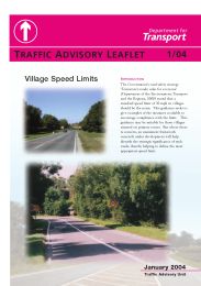 Village speed limits