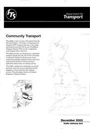 Community transport