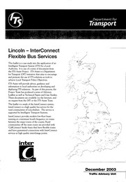 Lincoln - InterConnect flexible bus services