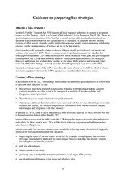 Guidance on preparing bus strategies