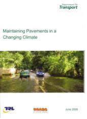 Maintaining pavements in a changing climate