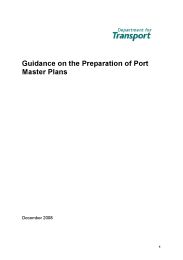 Guidance on the preparation of port master plans